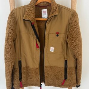 Topo Designs Brown Sherpa Jacket